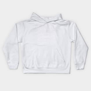Abstract Outline White Gold Kids Hoodie